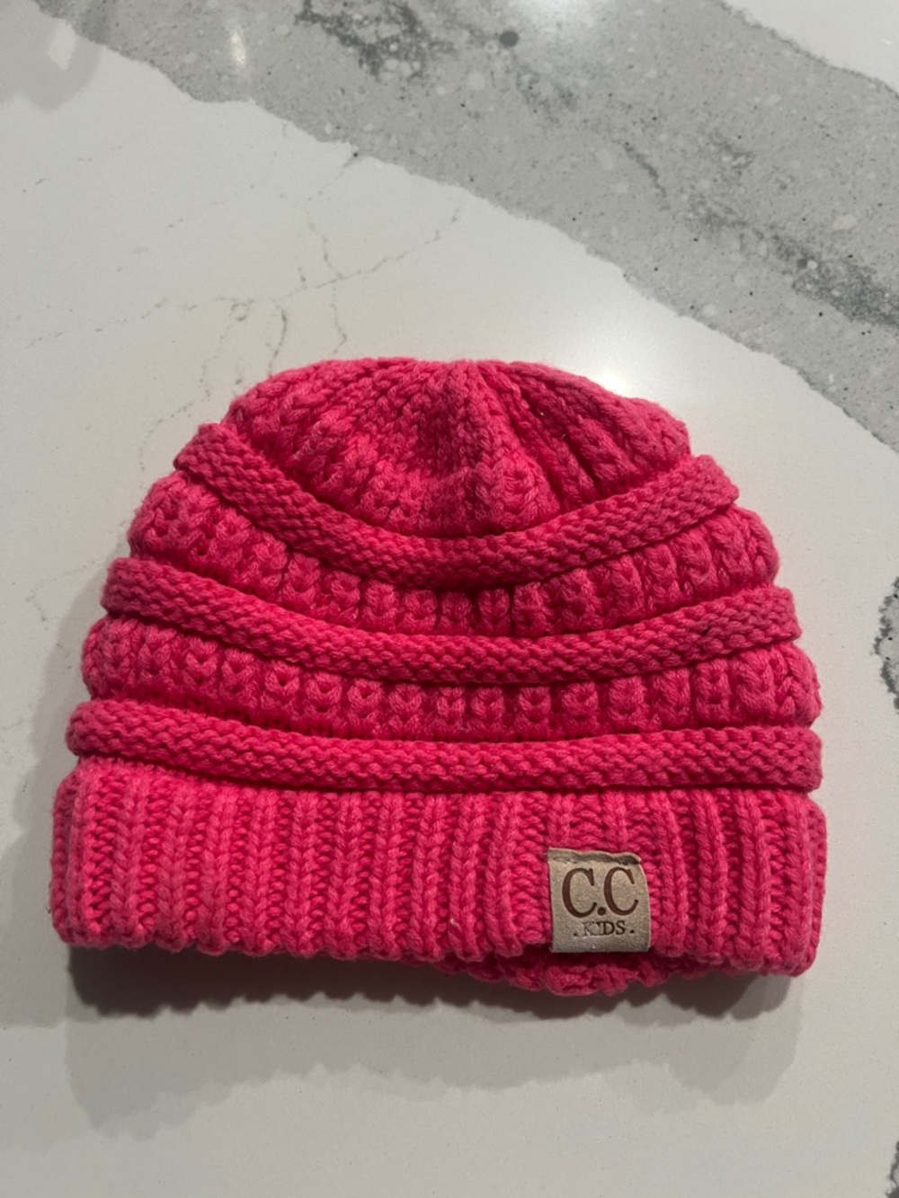 C.C Kids Hot Pink Knit Beanie
